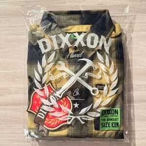 Dixxon Flannel The Banquet YOUTH XL SOLD OUT SZ Pearl Snap Longsleeve NEW IN BAG